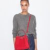 Romy Suede Pick Stitch Bucket Bag Romy Suede Pick Stitch Bucket Bag