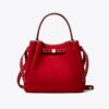 Romy Suede Pick Stitch Bucket Bag Romy Suede Pick Stitch Bucket Bag