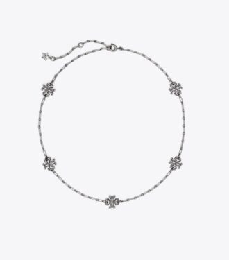 Roxanne Chain Pavé Delicate Halsband