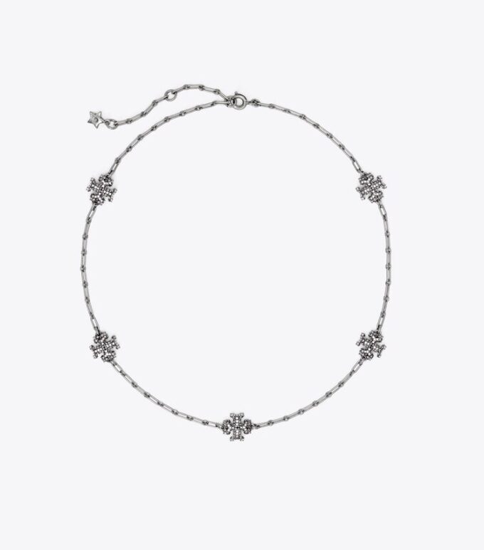 Roxanne Chain Pavé Delicate Halsband Roxanne Chain Pavé Delicate Halsband