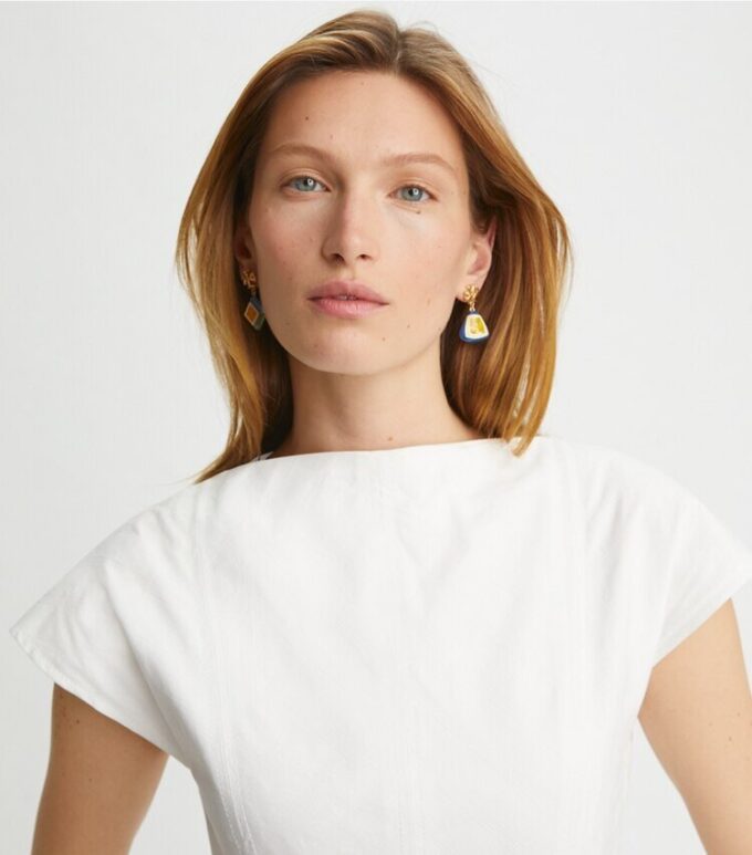 Roxanne Geo Drop Earring Roxanne Geo Drop Earring