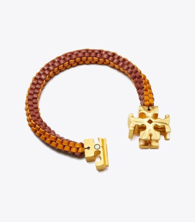 Roxanne vävt läderarmband Roxanne vävt läderarmband