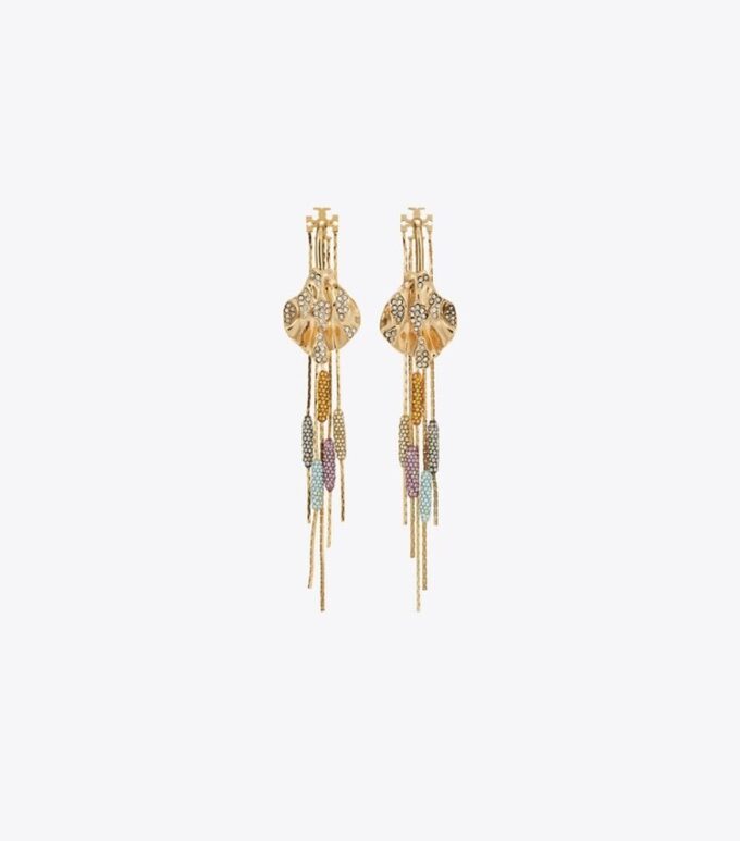 Runway Embellished Front-Back Earrings Runway Embellished Front-Back Earrings