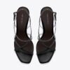 Sandaler med flera remmar och klack Sandaler med flera remmar och klack