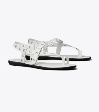 Sandaler med öglor vid tårna