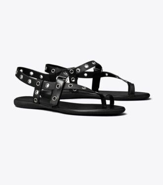 Sandaler med öglor vid tårna