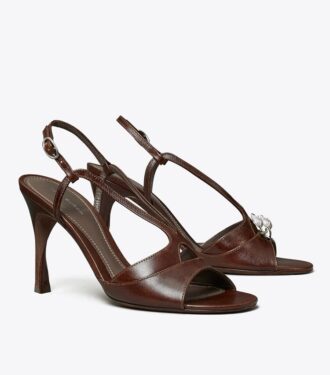Sandaler med vriden klack