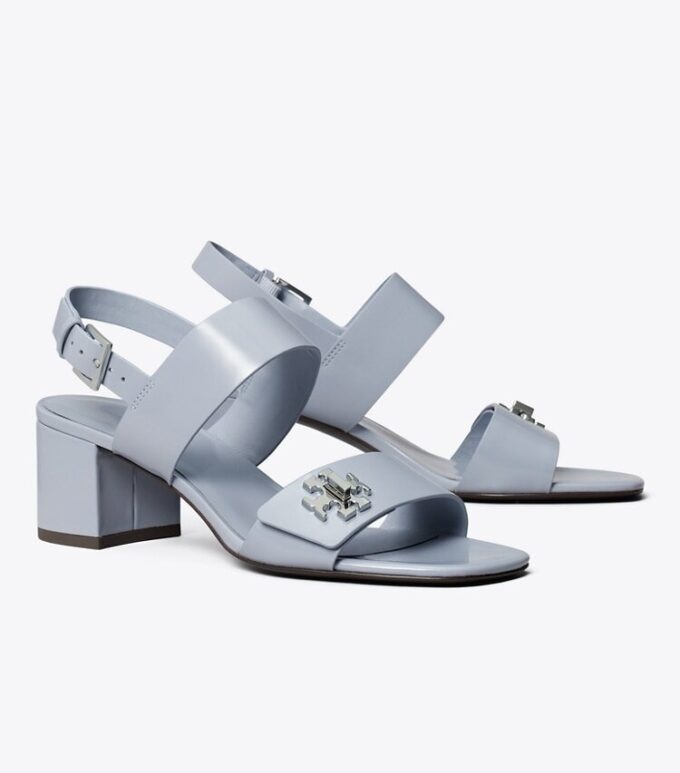 Sandaler med vridlås och klack