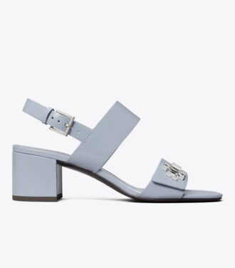 Sandaler med vridlås och klack