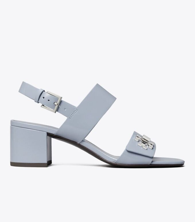 Sandaler med vridlås och klack