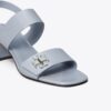 Sandaler med vridlås och klack