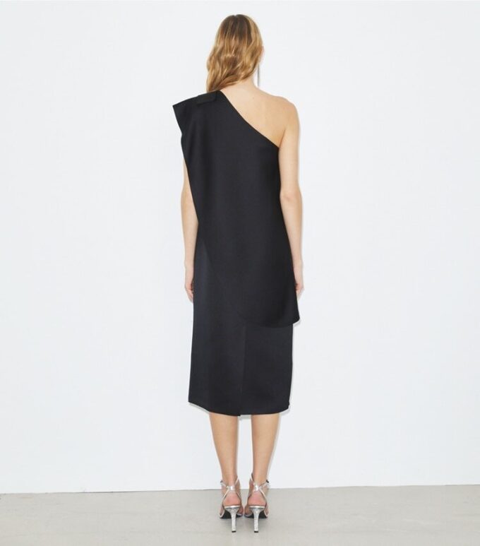 Satin Cape Dress Satin Cape Dress