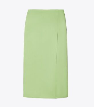 Satin Wrap Skirt