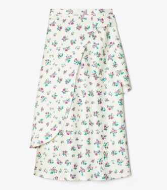 Satin Wrap Skirt