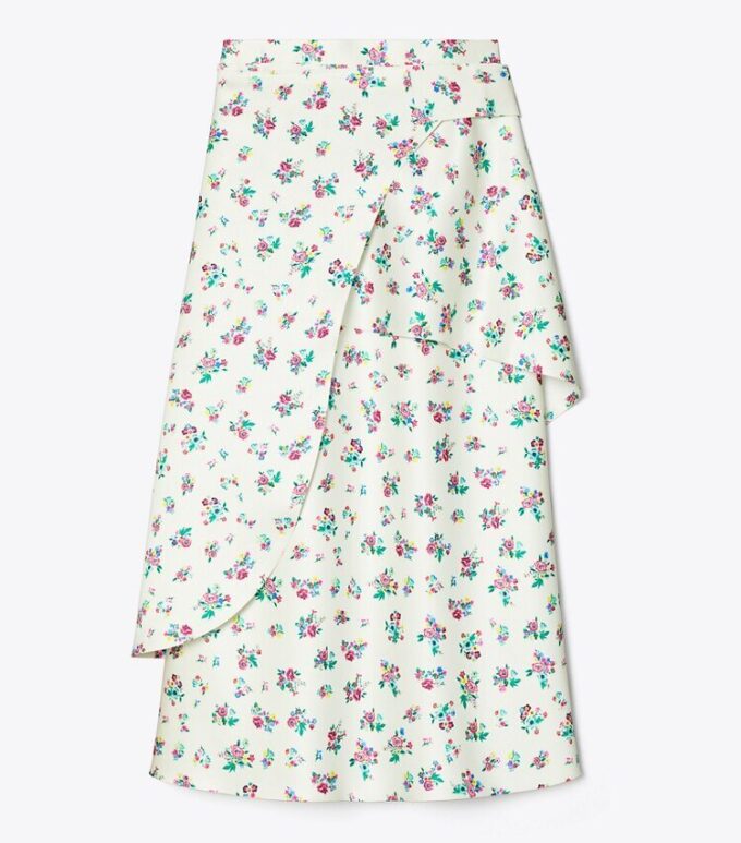 Satin Wrap Skirt Satin Wrap Skirt