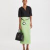 Satin Wrap Skirt