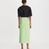 Satin Wrap Skirt