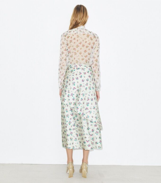 Satin Wrap Skirt Satin Wrap Skirt