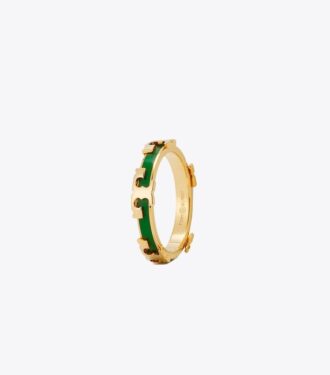 Serif-T emaljerad stapelbar ring
