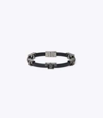 Serif-T enkelvarvigt pavéarmband
