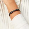 Serif-T enkelvarvigt pavéarmband Serif-T enkelvarvigt pavéarmband
