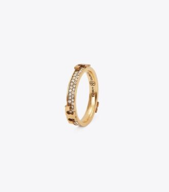 Serif-T Pavé-ring