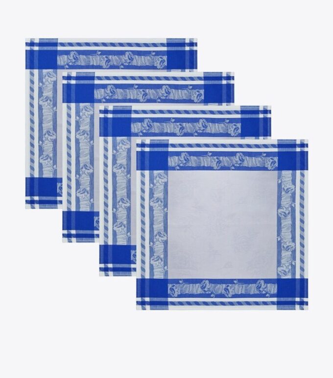 Servett med rosmönster, 4-pack Servett med rosmönster, 4-pack