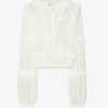 Sheer Jersey Ruffle Top Sheer Jersey Ruffle Top