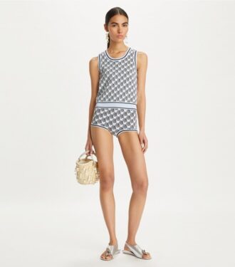 Shorts i viskosjacquard