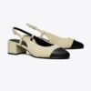 Slingback med tåhätta