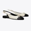 Slingback med tåhätta