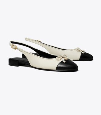 Slingback med tåhätta
