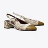 Slingback med tåhätta