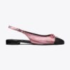 Slingback med tåhätta
