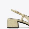 Slingback med tåhätta