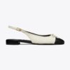 Slingback med tåhätta