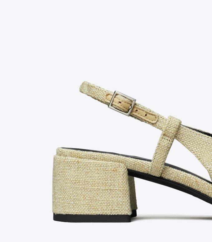 Slingback med tåhätta