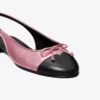 Slingback med tåhätta