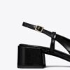 Slingback med tåhätta