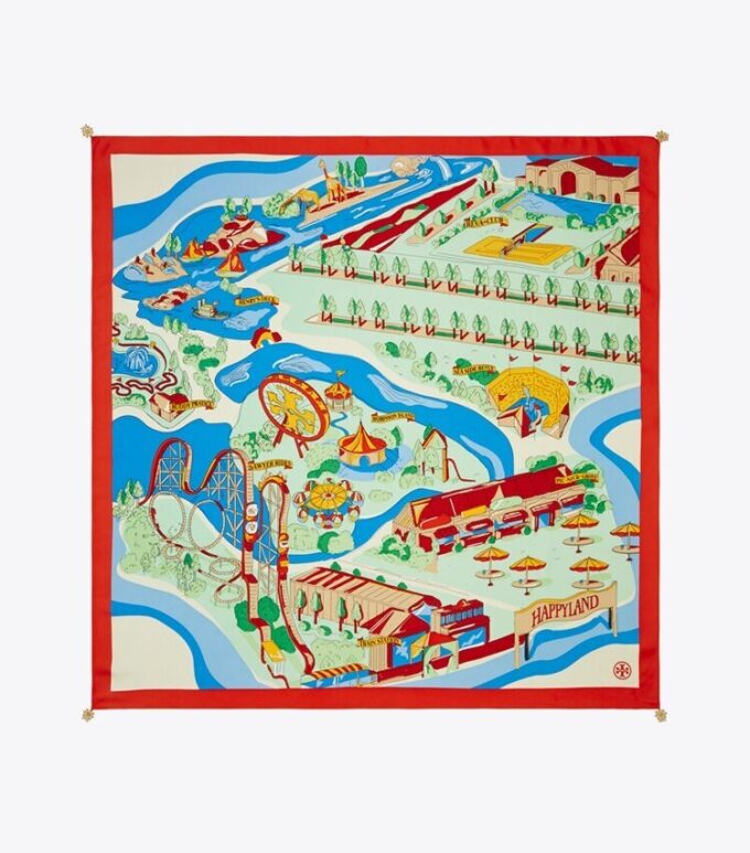 Sommarkarneval Silkescarf Sommarkarneval Silkescarf