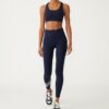 Spectrum Side-Stripe Mesh-Back Bra