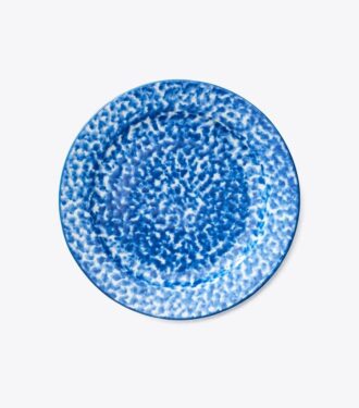 Spongeware Canape Plate, set om 6