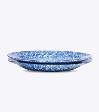 Spongeware middagstallrik, set om 2