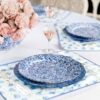 Spongeware middagstallrik, set om 2 Spongeware middagstallrik, set om 2
