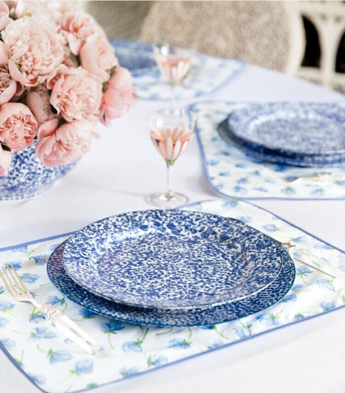 Spongeware middagstallrik, set om 2 Spongeware middagstallrik, set om 2