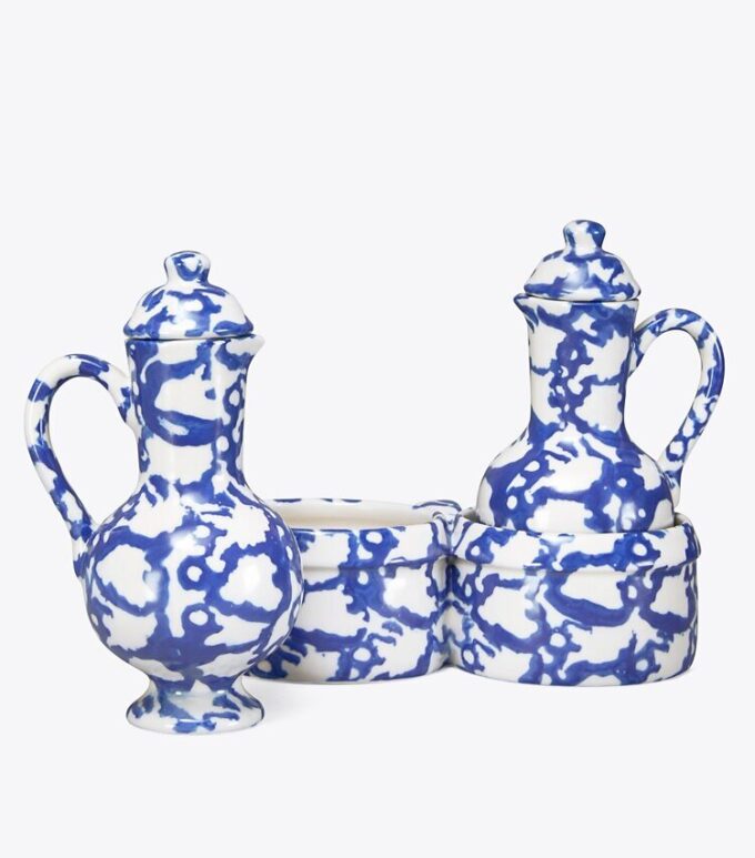 Spongeware olja- och vinäger-set Spongeware olja- och vinäger-set