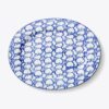 Spongeware oval serveringsfat Spongeware oval serveringsfat