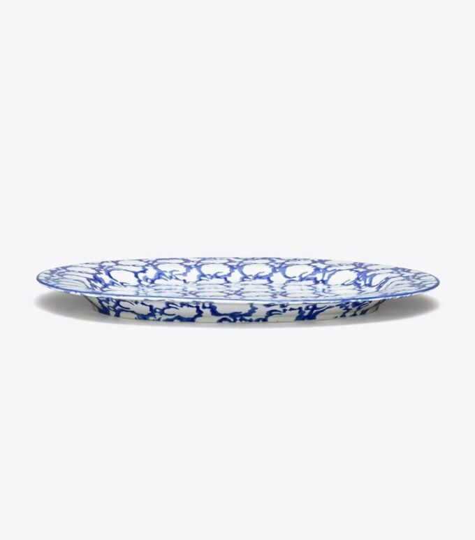 Spongeware oval serveringsfat Spongeware oval serveringsfat