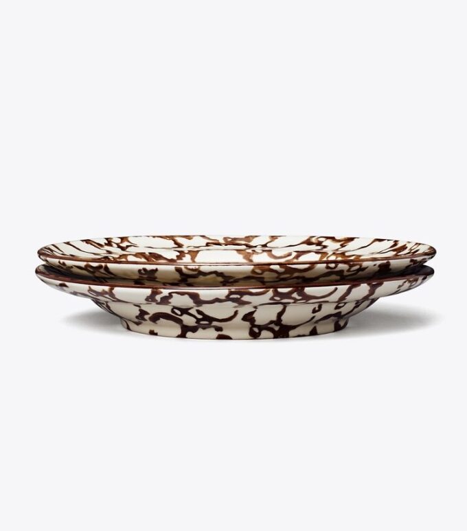 Spongeware Rim Soup Bowl, set om 2 Spongeware Rim Soup Bowl, set om 2