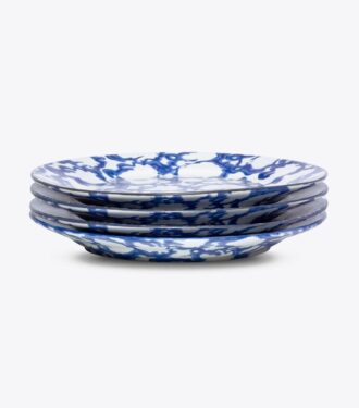 Spongeware salladstallrik, set om 4